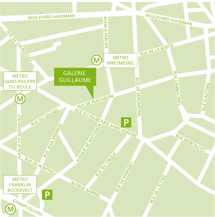 Plan direction galerie guillaume paris